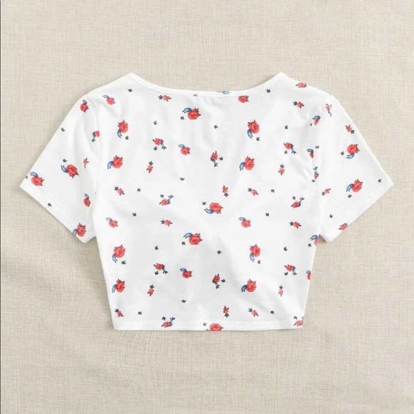 Shein tie front top nwot - Picture 2 of 2